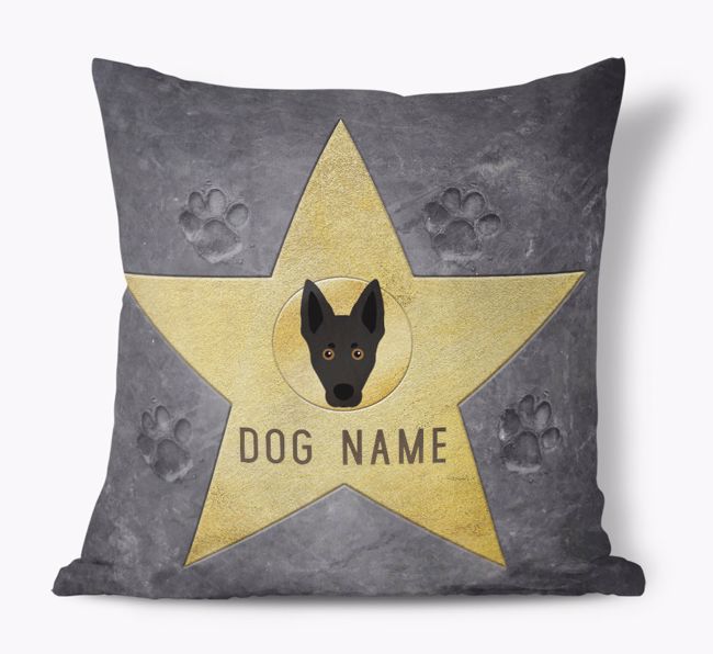 Star of Fame: Personalized {breedFullName} Soft Touch Pillow